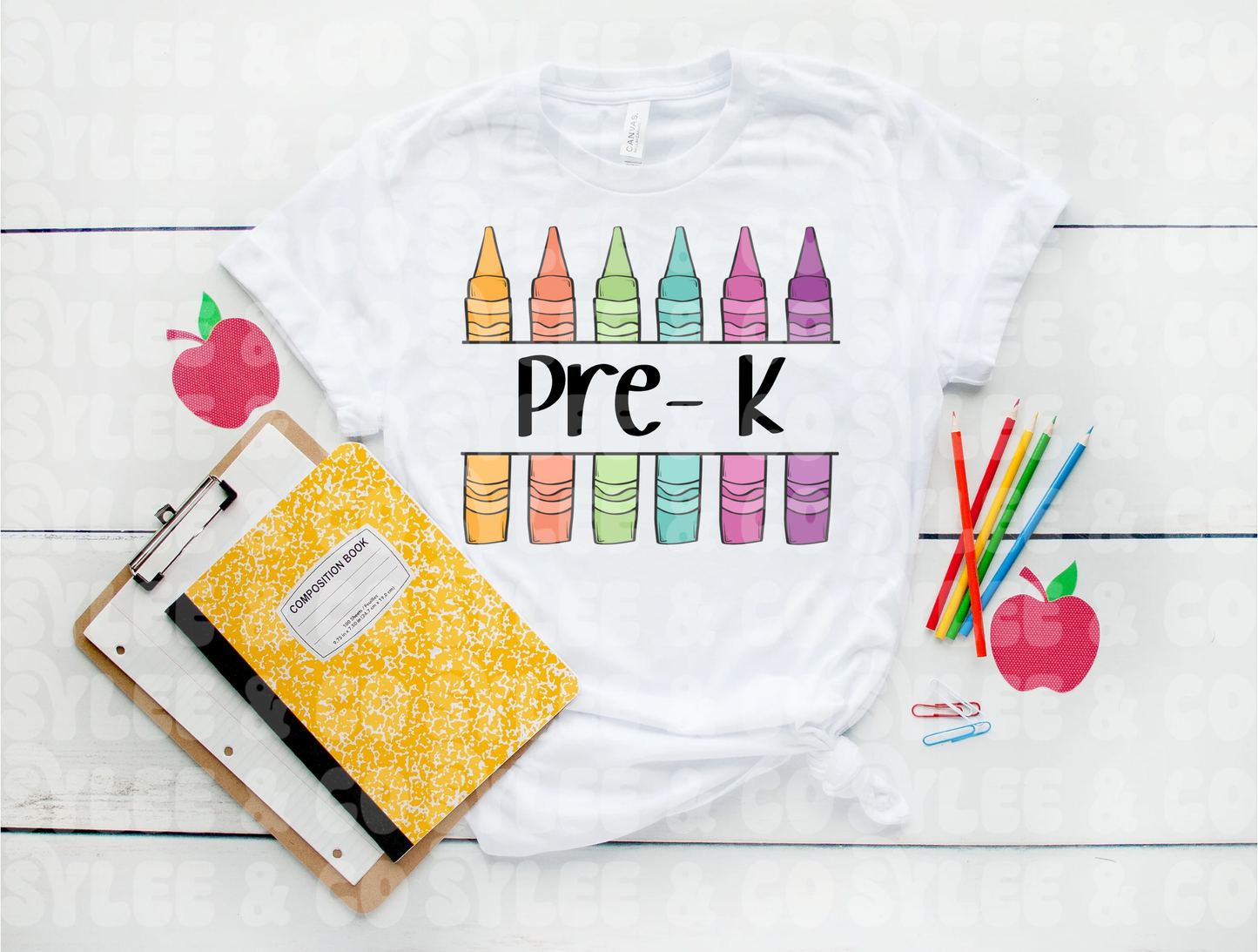 Customizable Crayon Tee