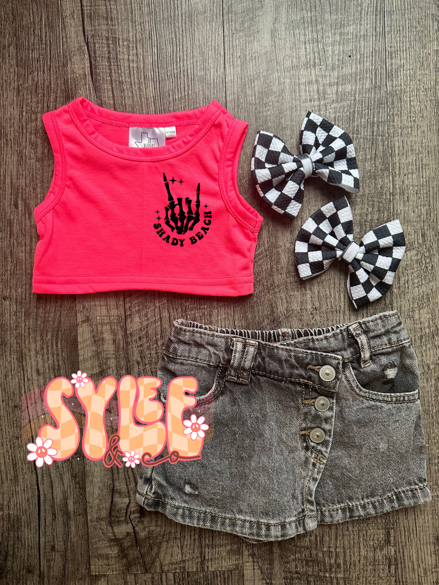 Shady Beach Crop Tank