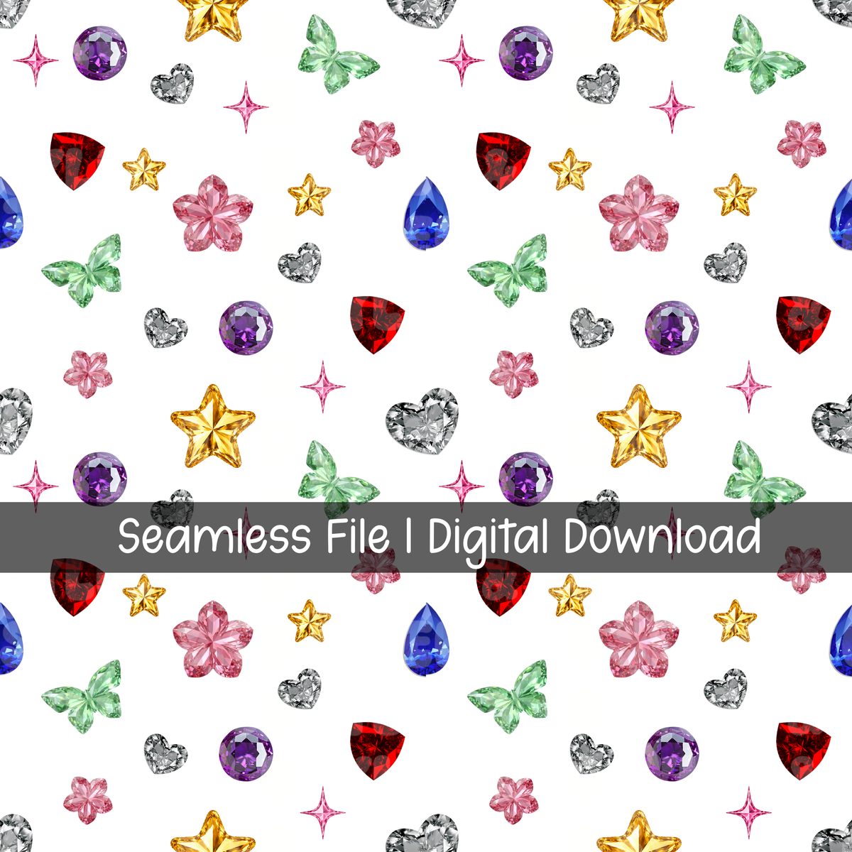 Gemstones Seamless File