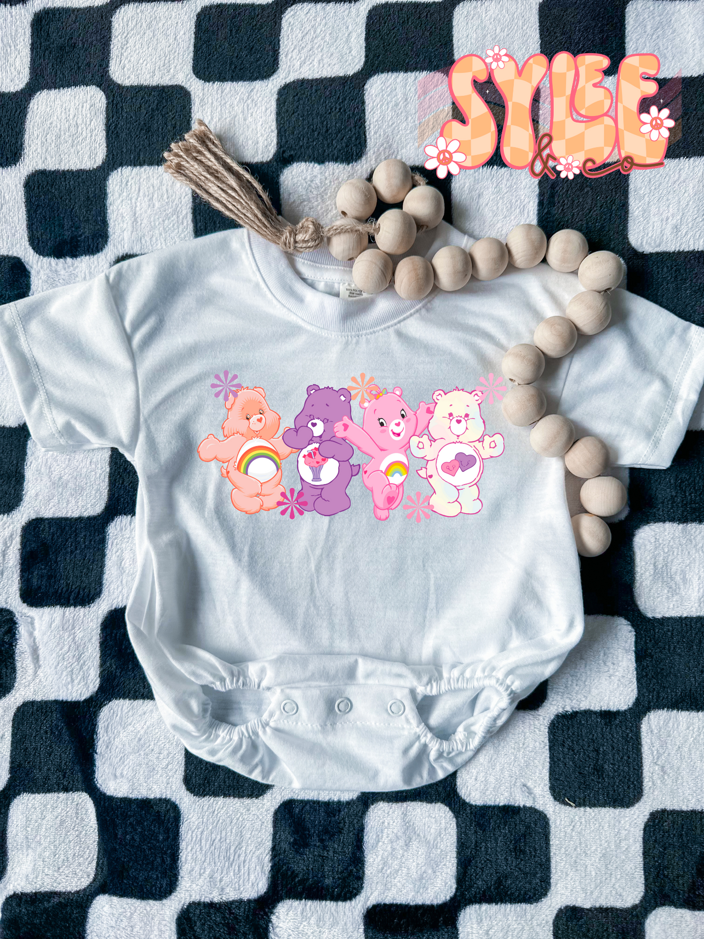 Spring Bears Bubble Romper