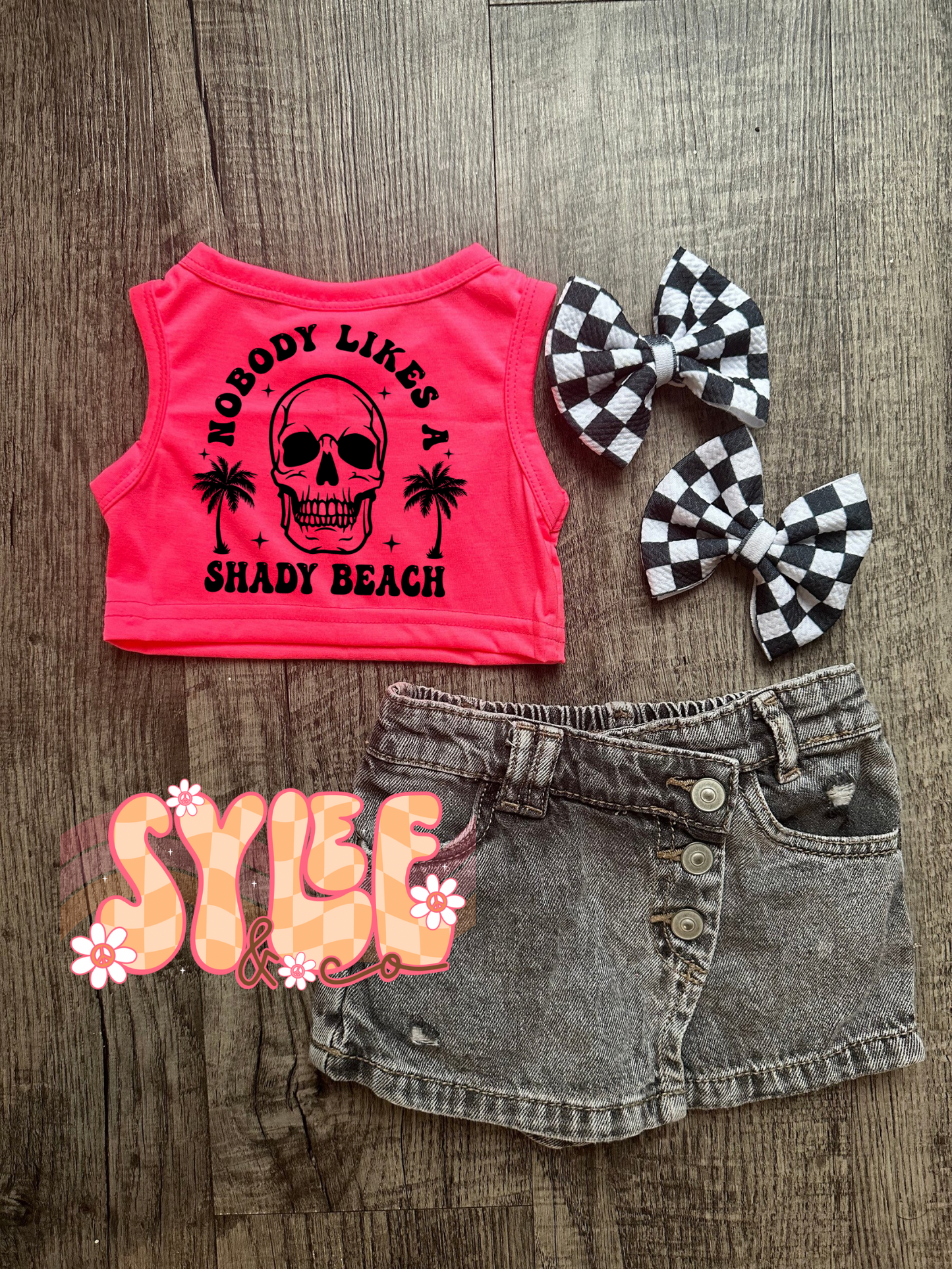 Shady Beach Crop Tank