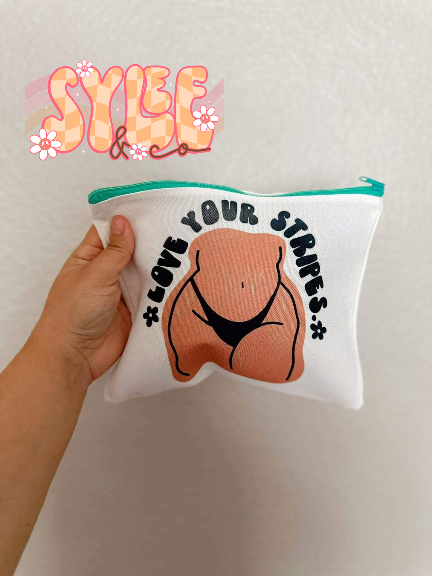 Love Your Stripes Zippy Bag