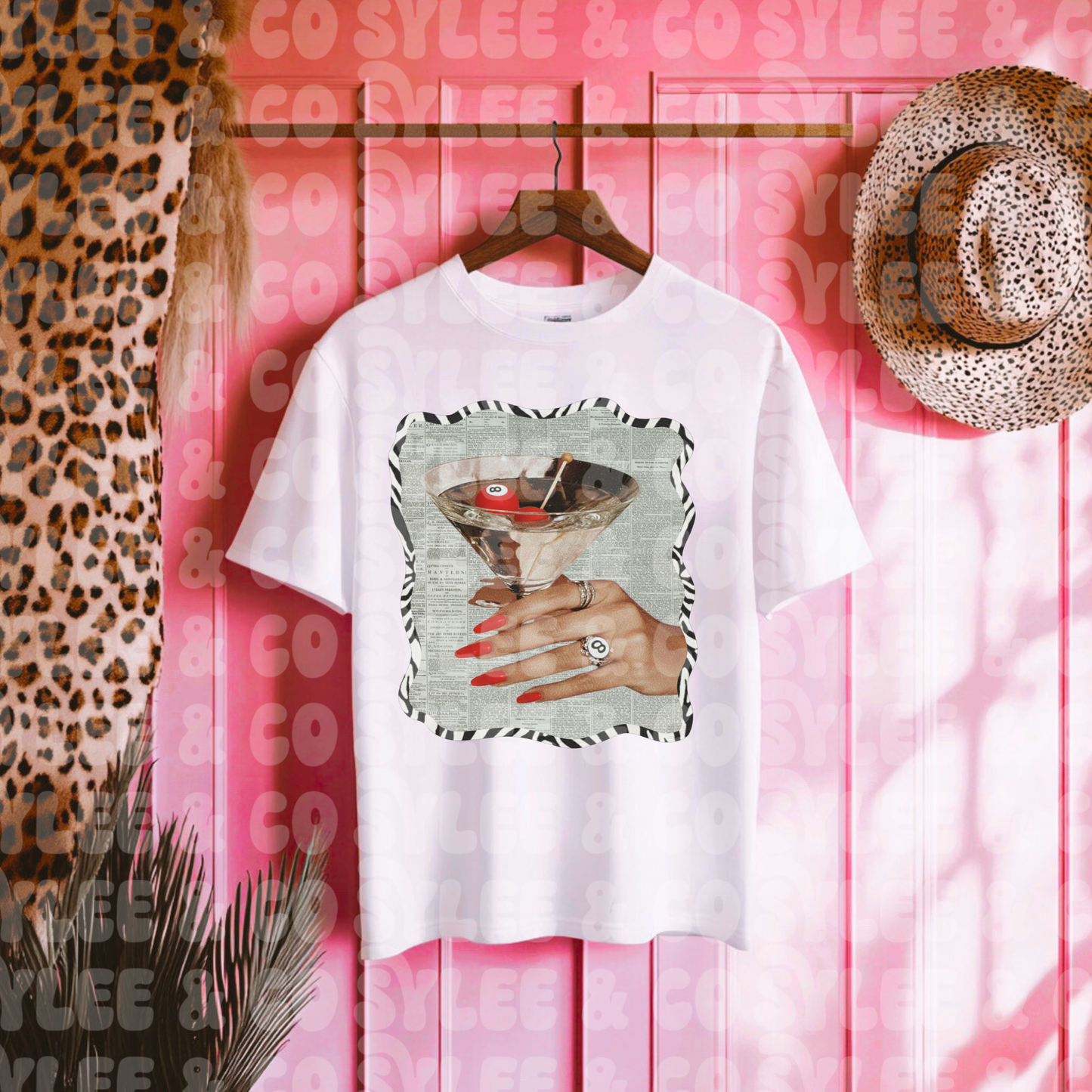 8 Ball Martini Tee