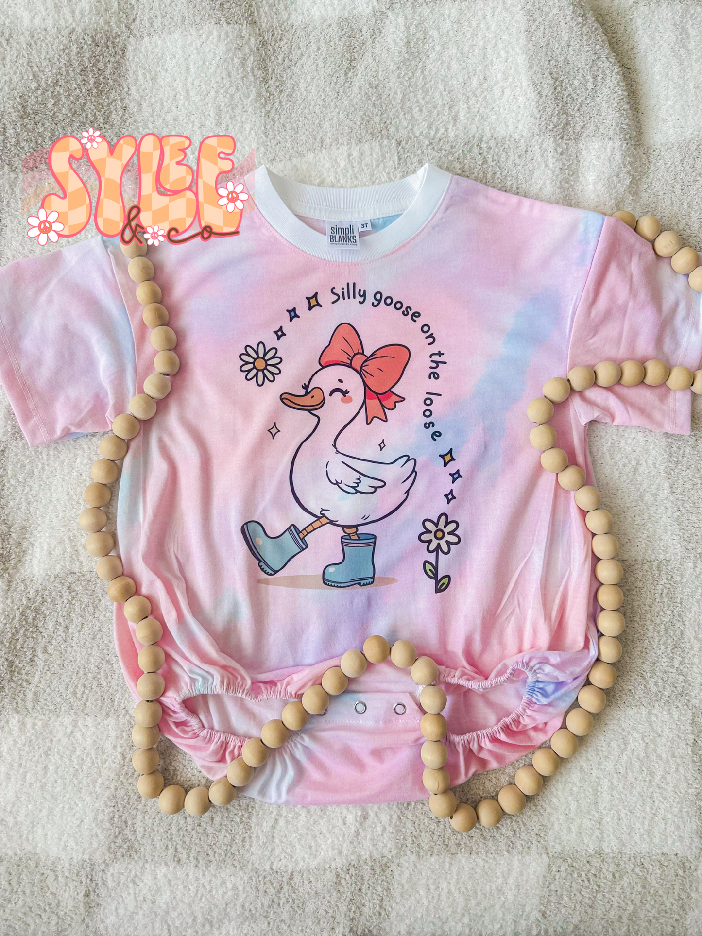 Silly Goose Bubble Romper