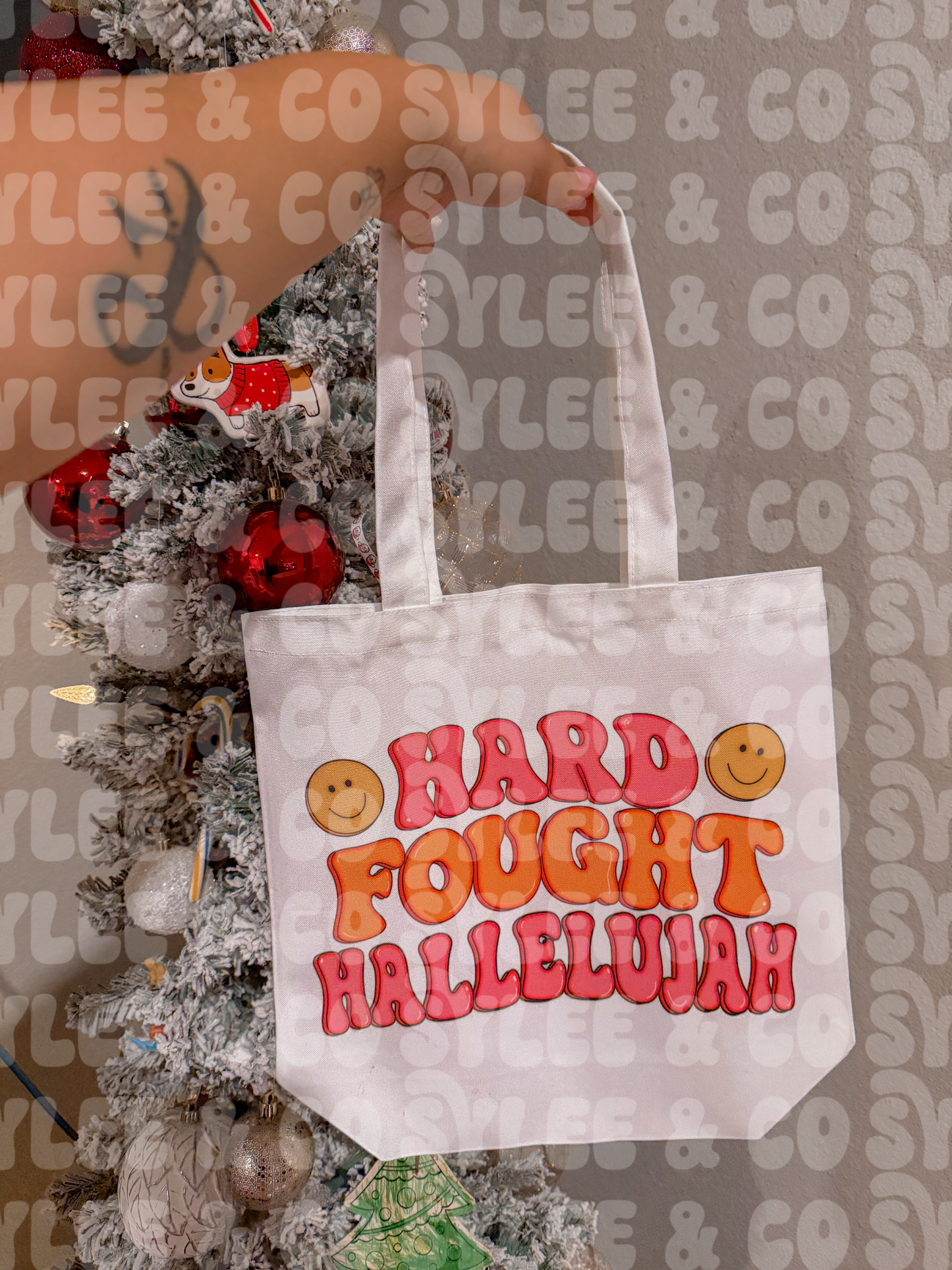 Hard Fought Hallelujah Tote Bag