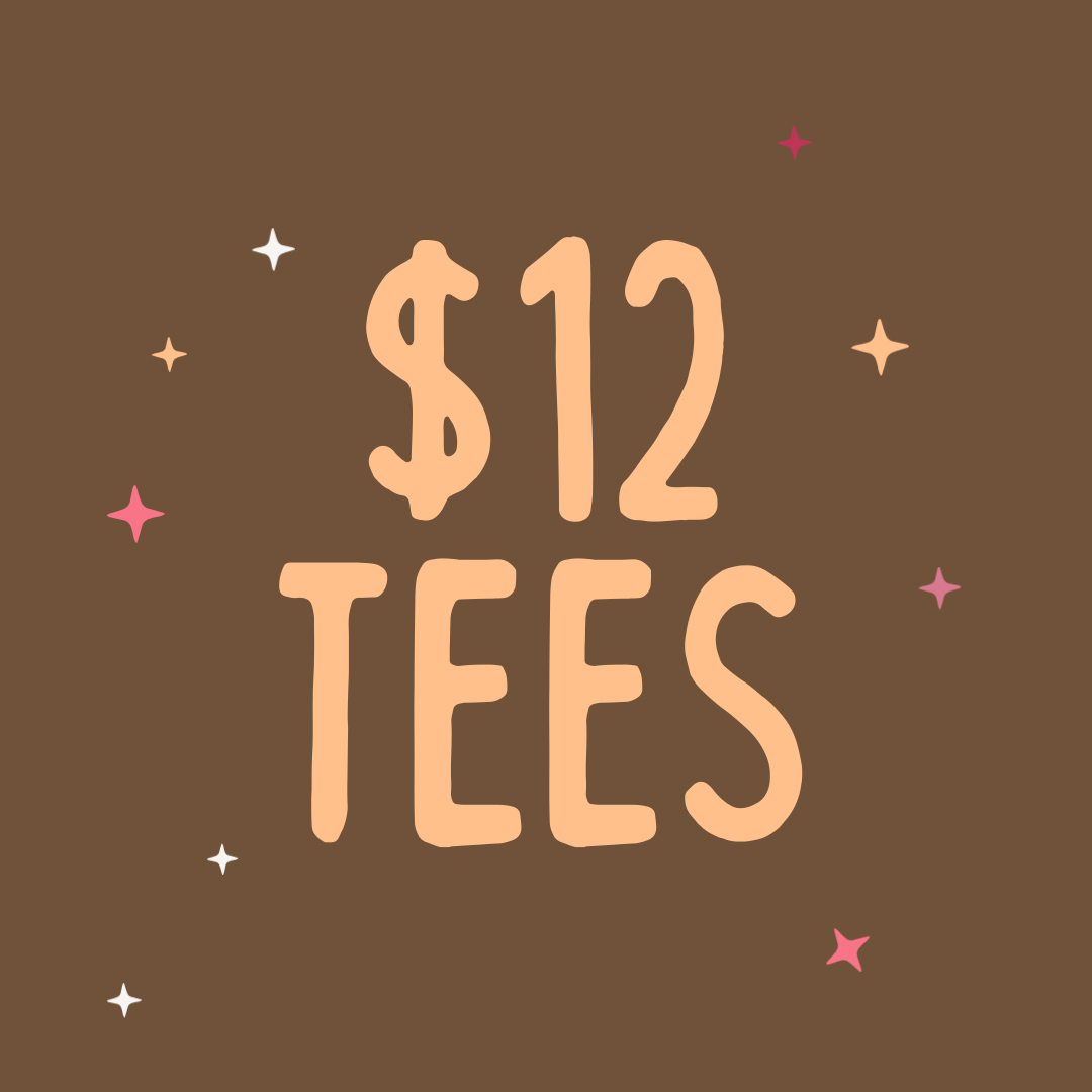 $12 Adult Tees