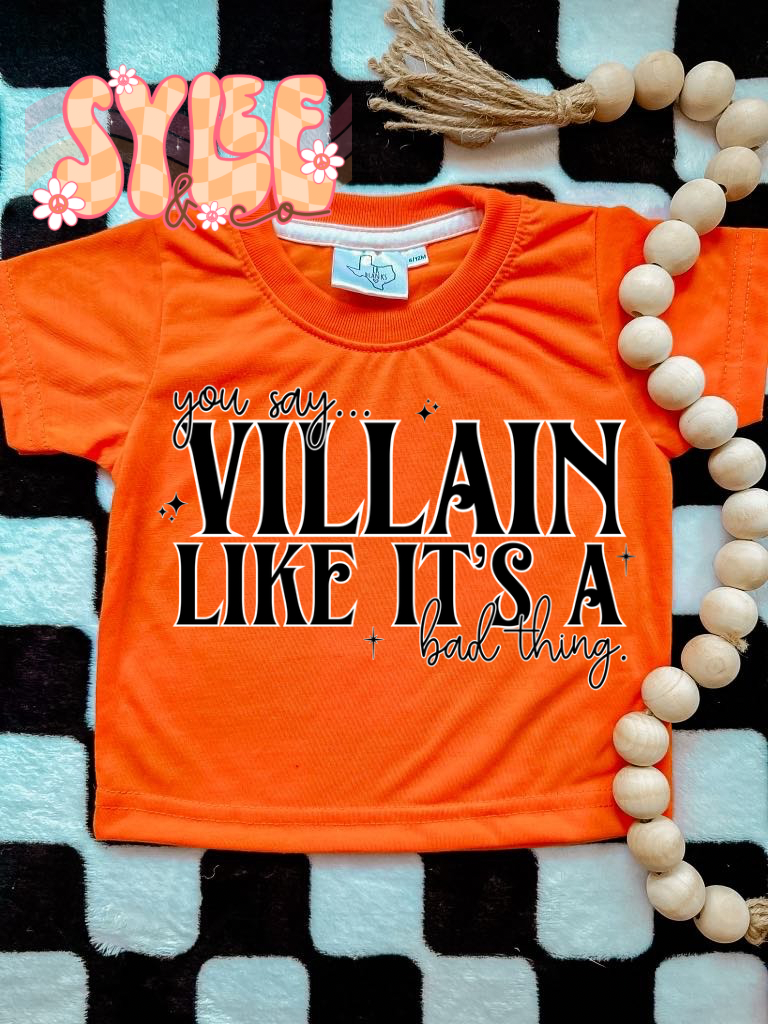 Villains Words Tee