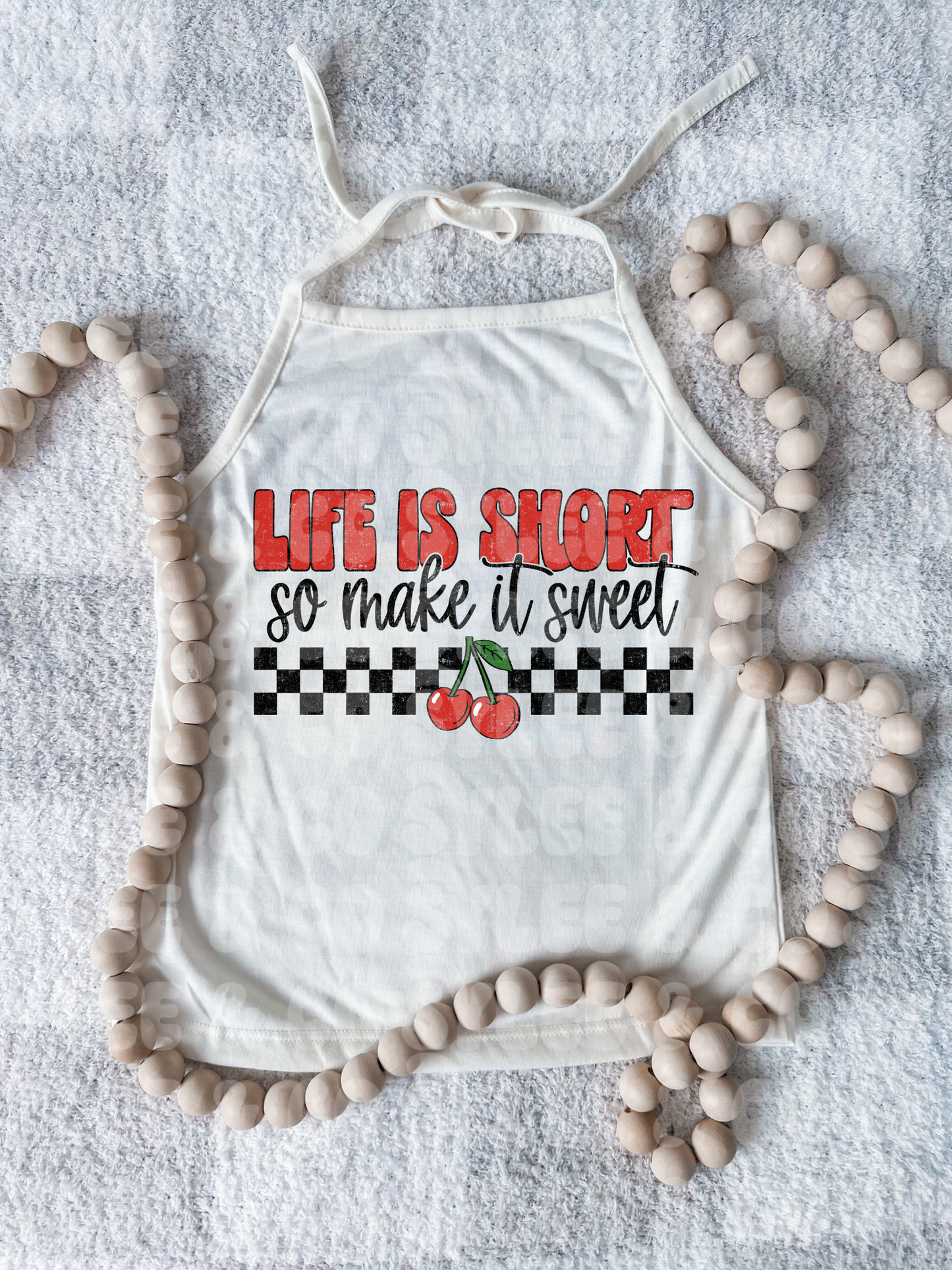 Life Is Short Halter