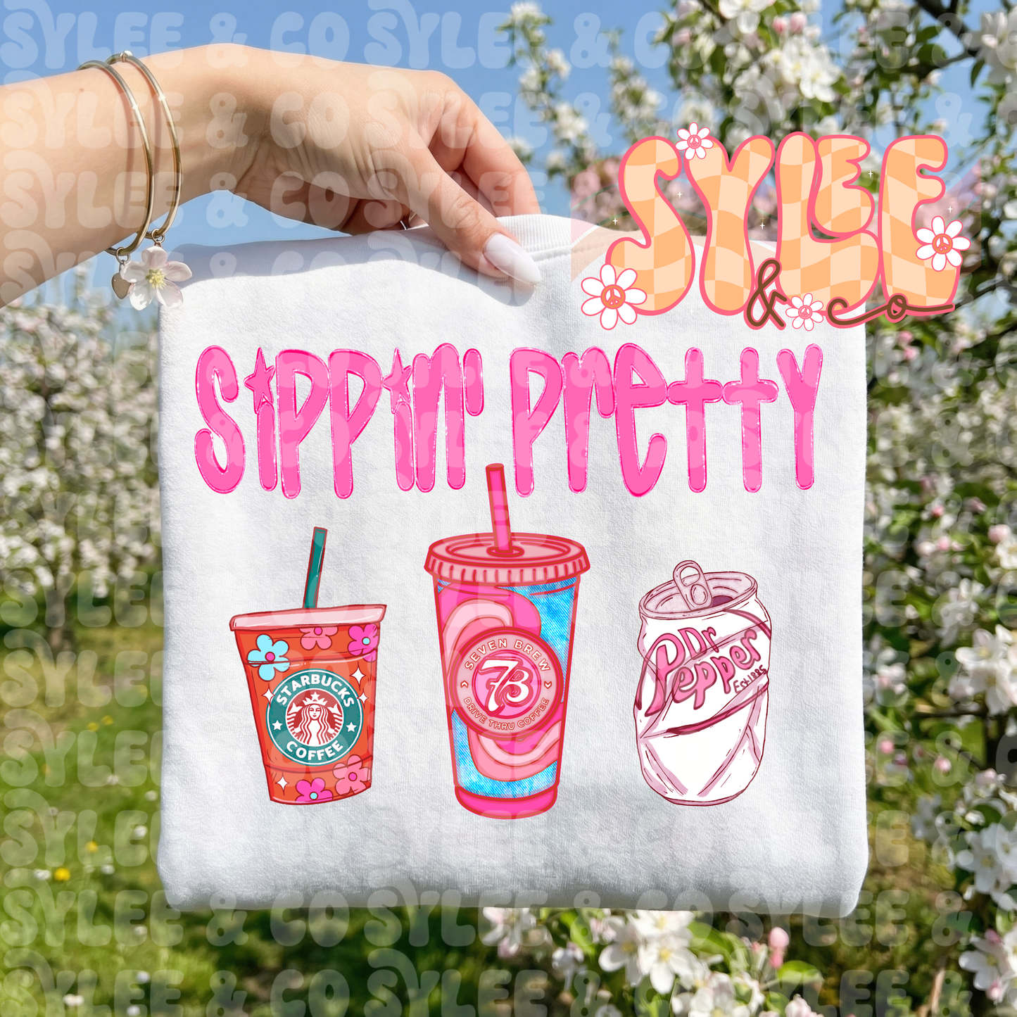 Sippin Pretty Tee