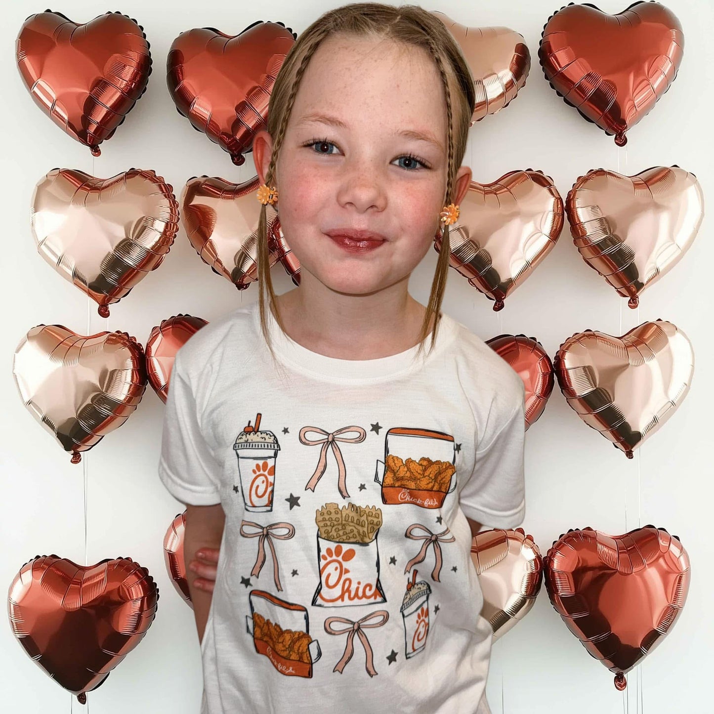 Chicken Nuggs & Bows Tee
