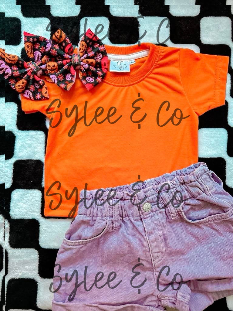 Orange Tee Mock Up Bundle