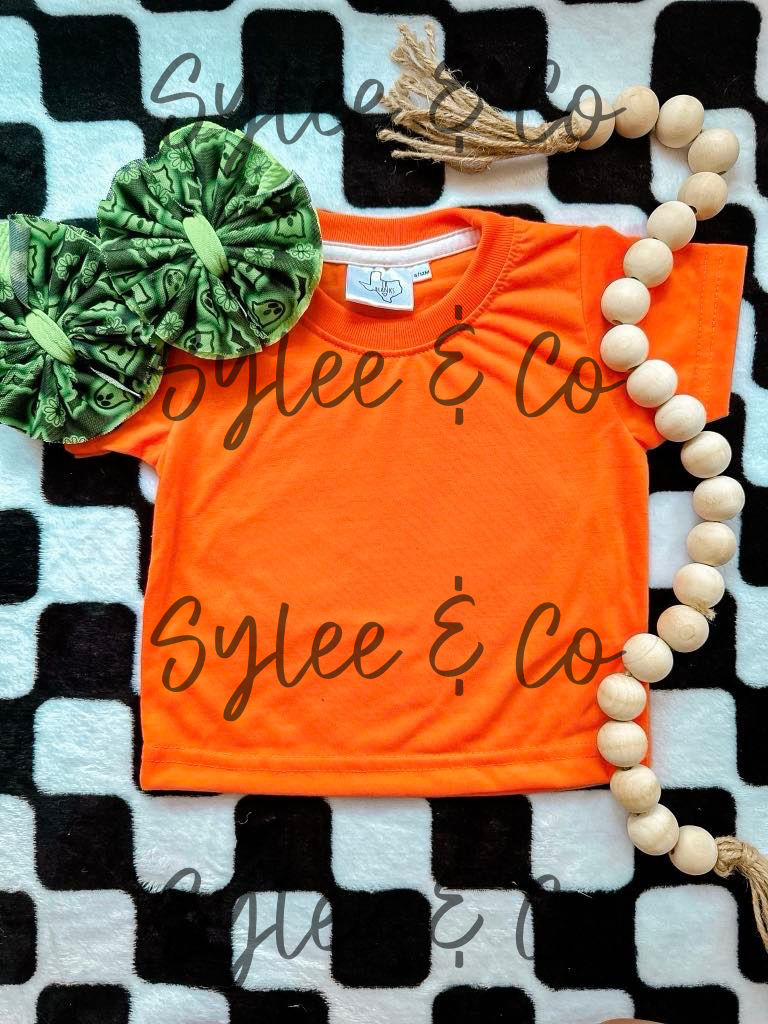 Orange Tee Mock Up Bundle