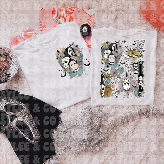 Floral Spooky Guys Tee