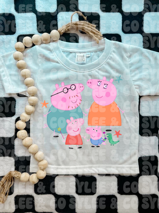 Pig Family Tee