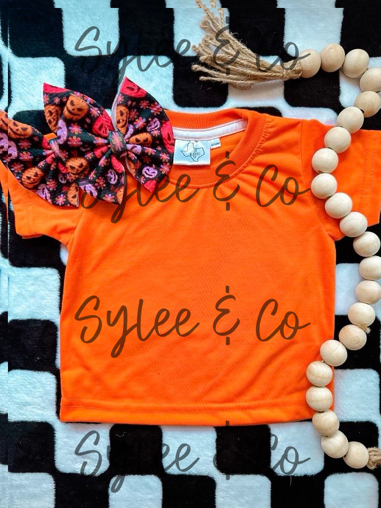 Orange Tee Mock Up Bundle