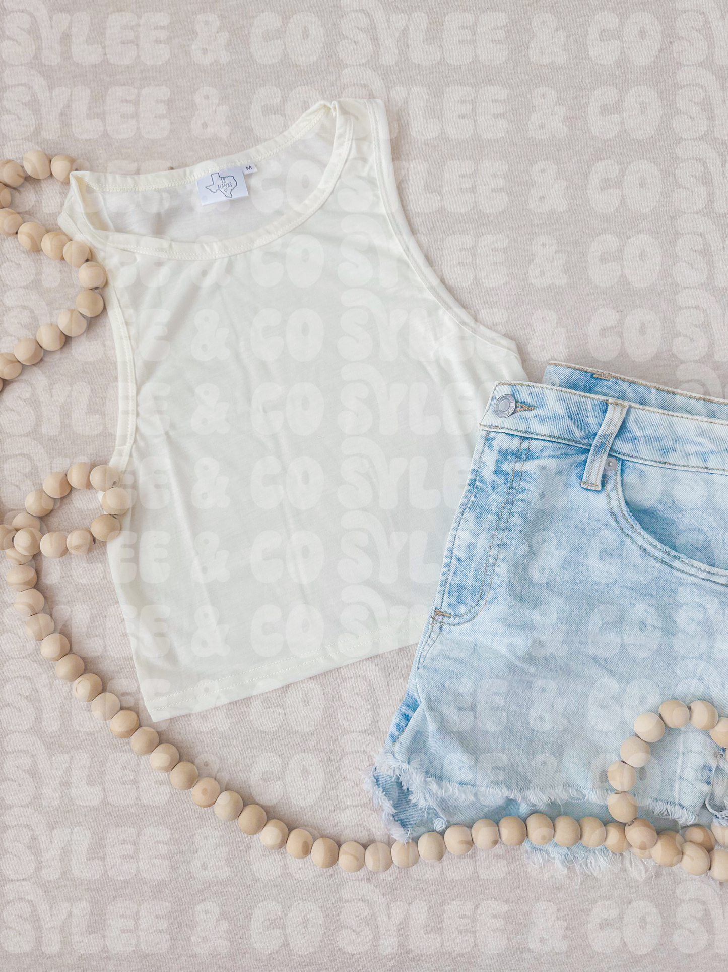 Adult Crop Tank Mock Up