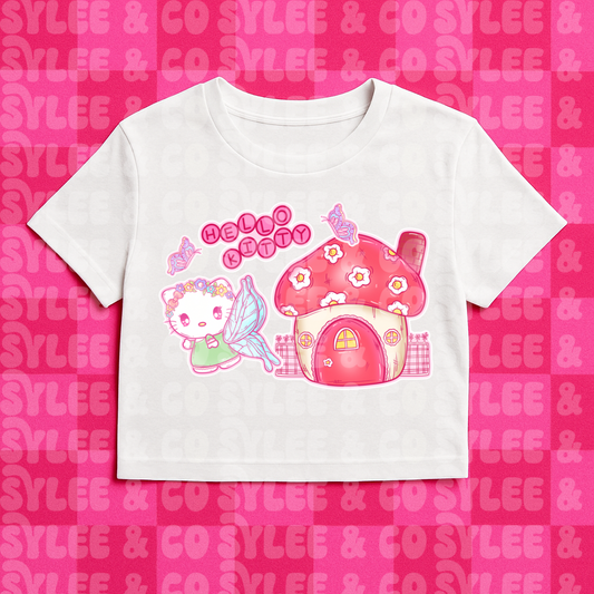 HK Pink Cottagecore Tee