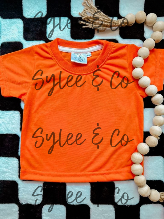 Orange Tee Mock Up Bundle