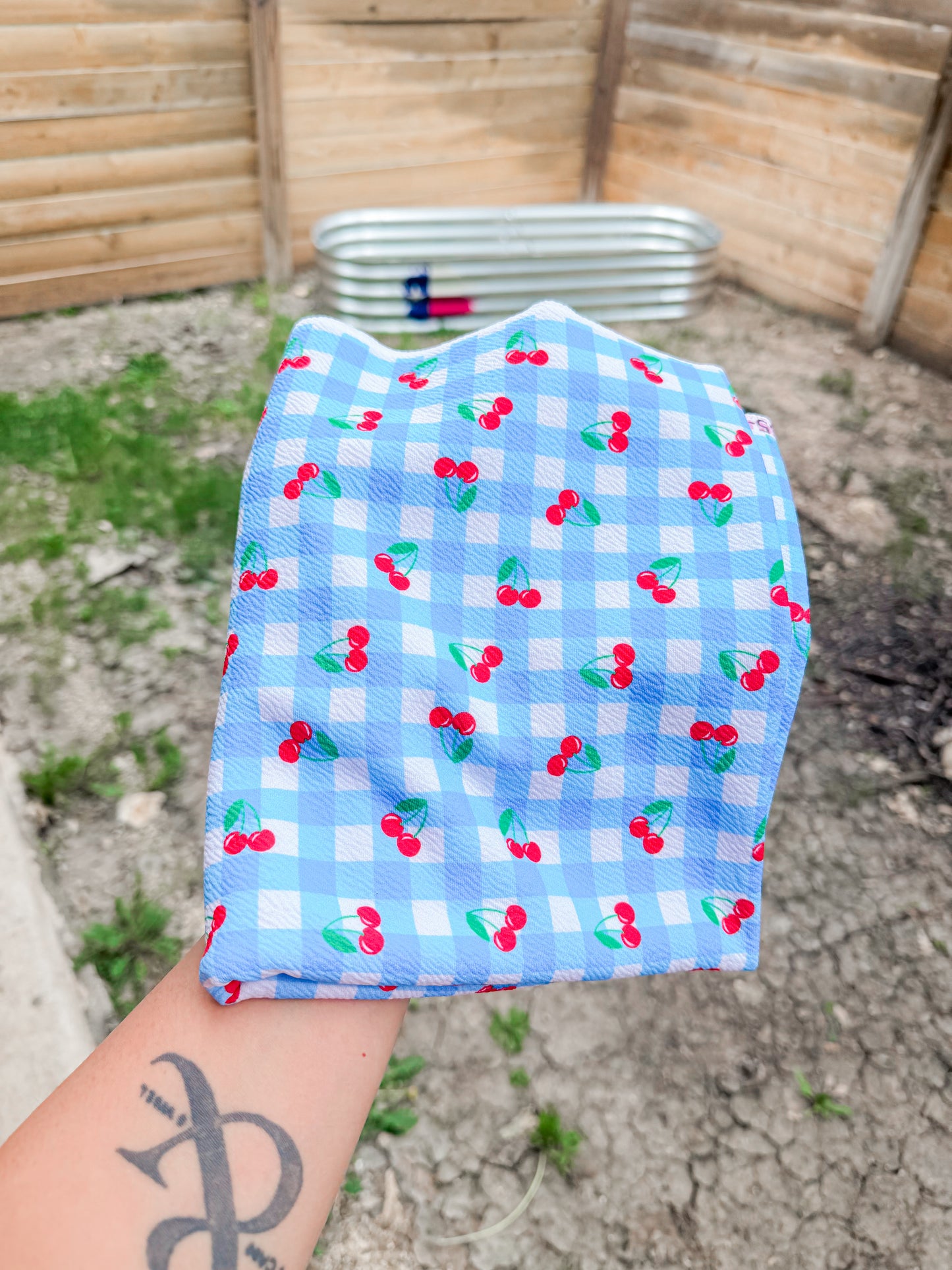 Gingham Cherries