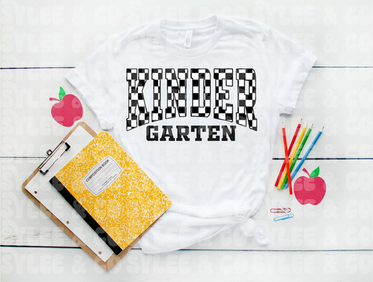 Checkered Grade Tee