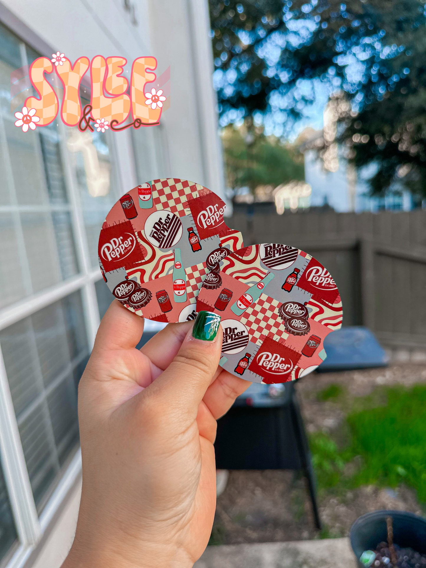 DP Patchwork Car Coasters