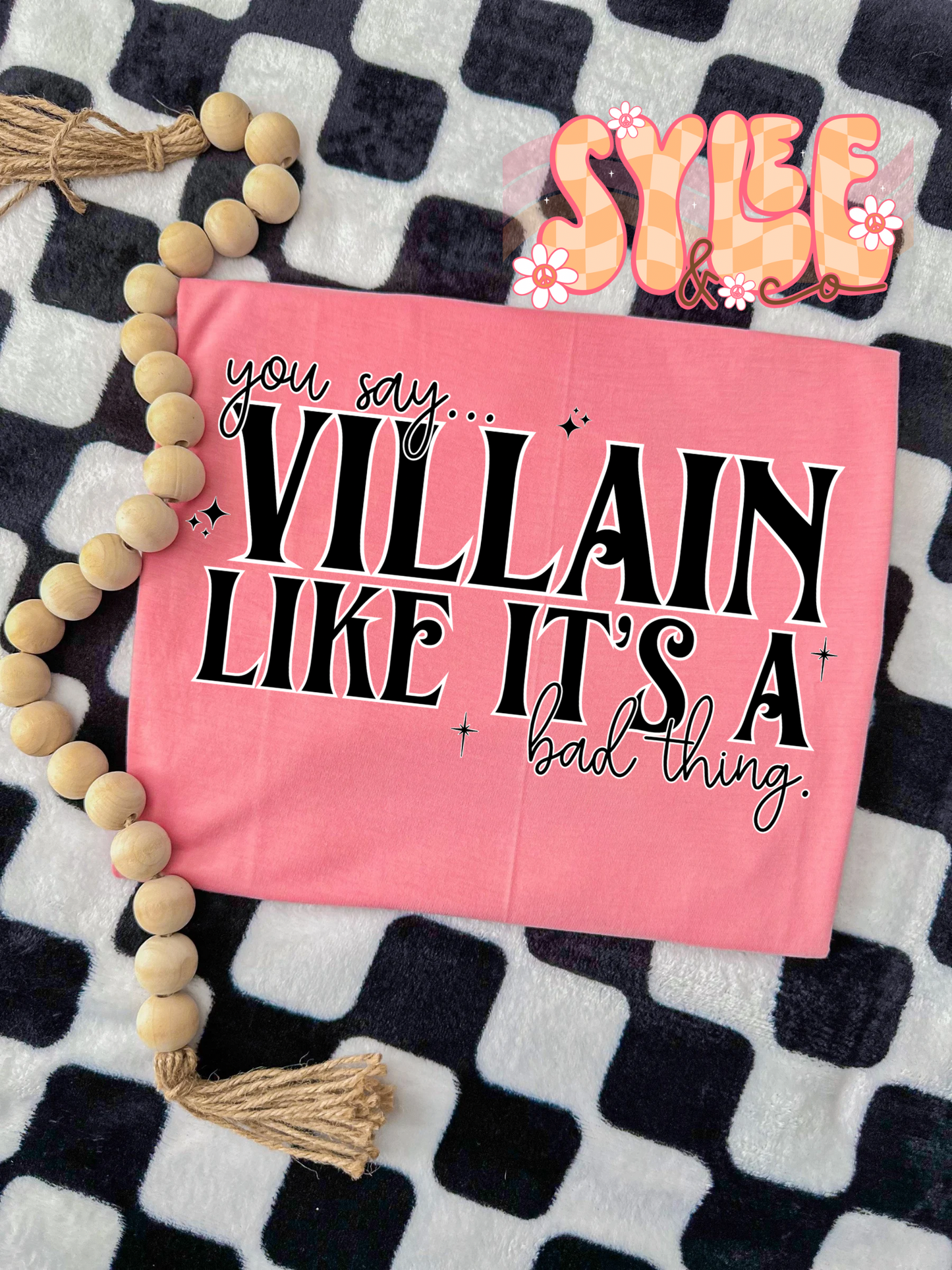Villains Words Tee