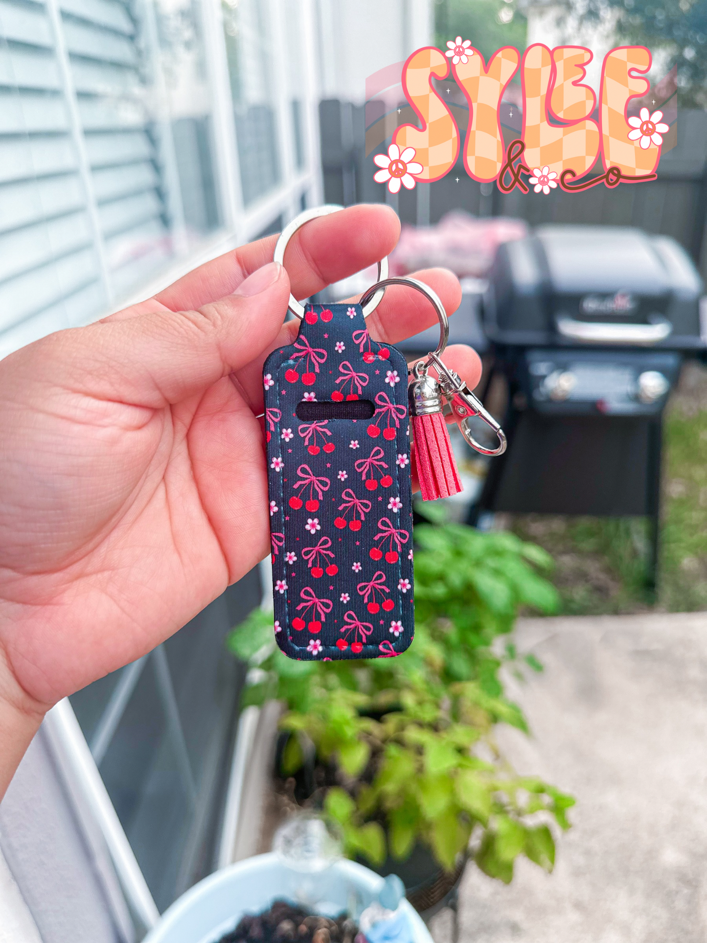 Chapstick Holder Keychain