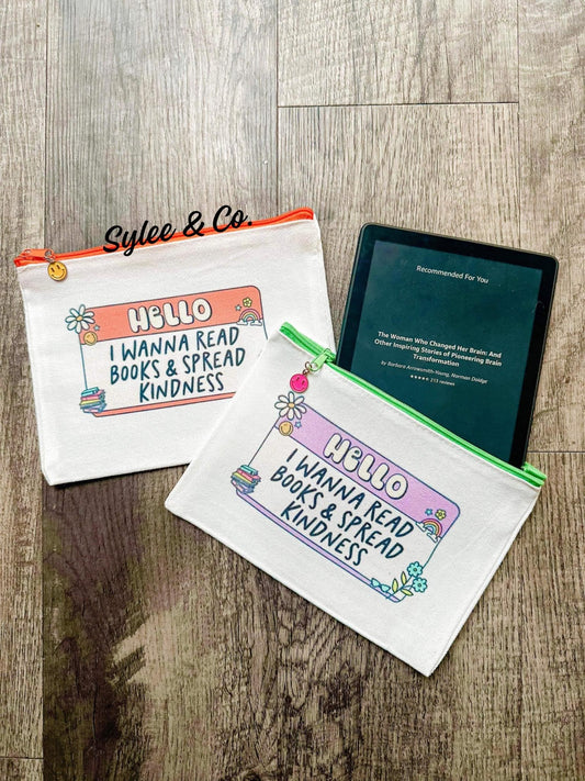 Read Books & Spread Kindness Zippy Bag