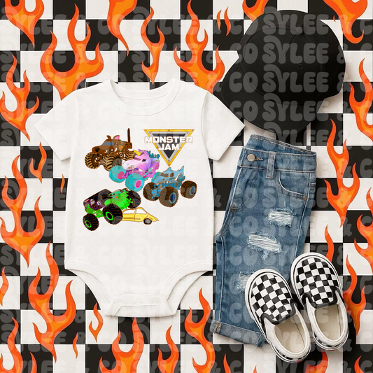 Monster Truck Onesie